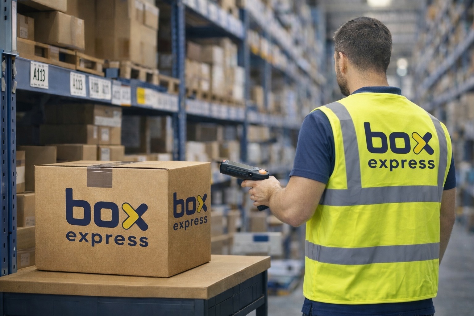 Gestão em Armazém central.