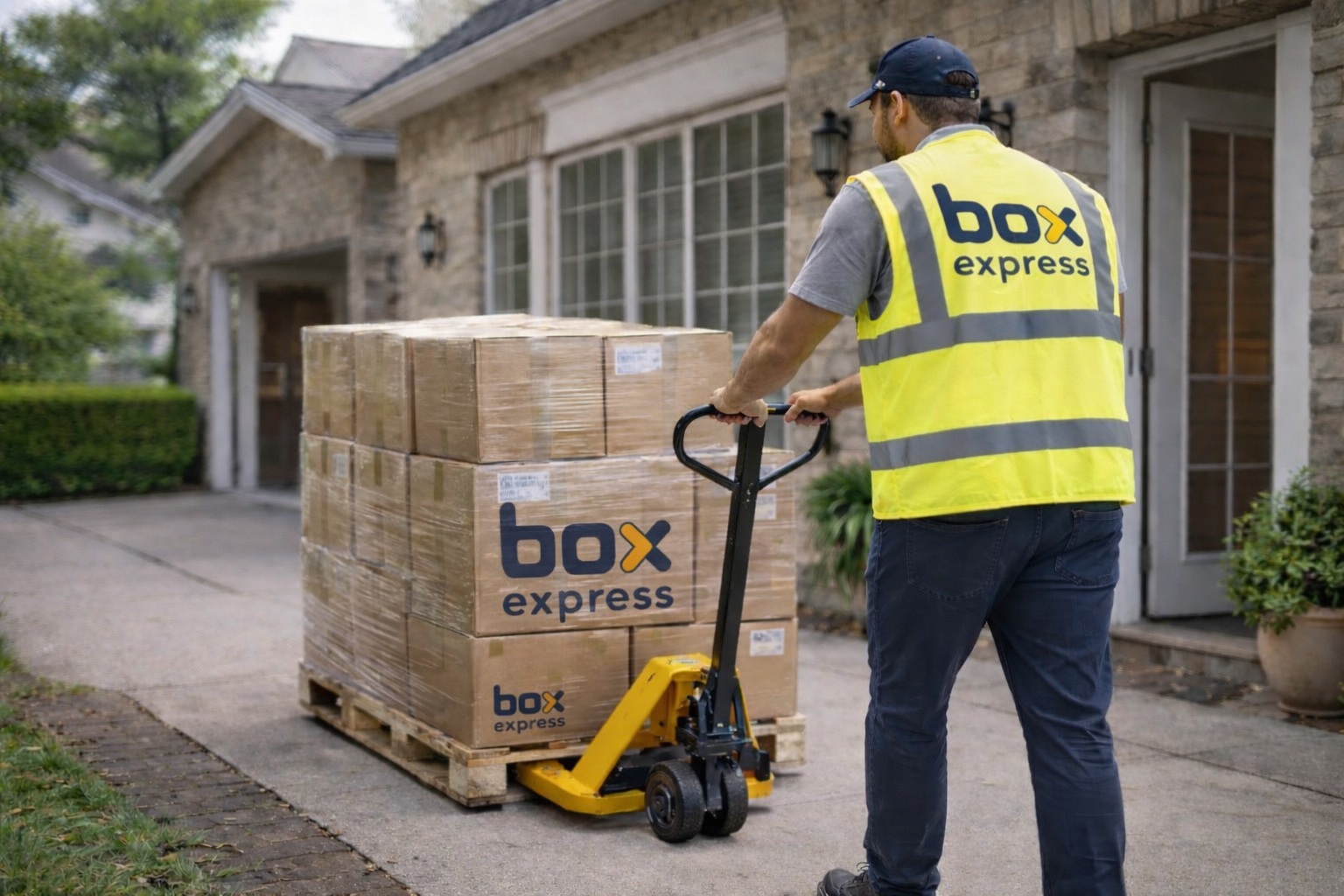 Entrega no Destino, porta a porta.